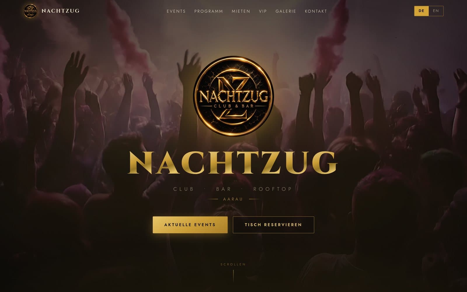 Site Nachtzug Club — réalisation bySAMI