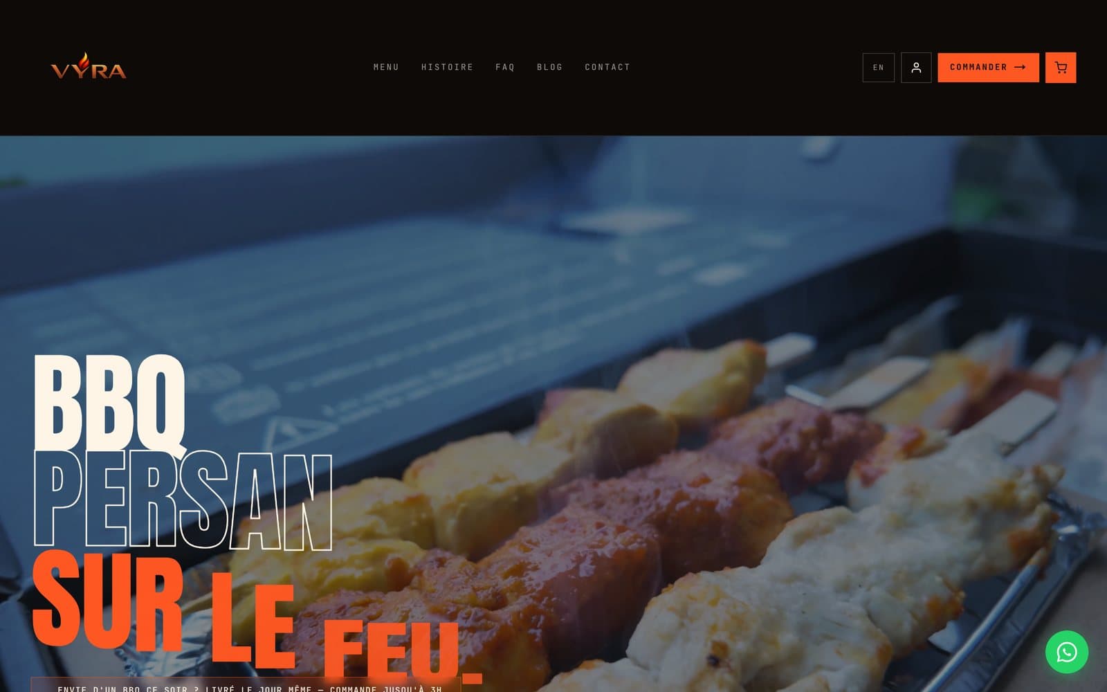 Site VYRA — réalisation bySAMI